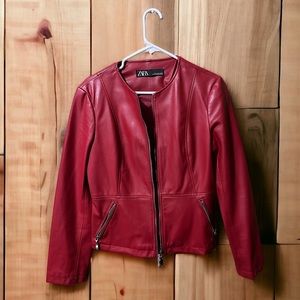 Zara Faux Leather Jacket